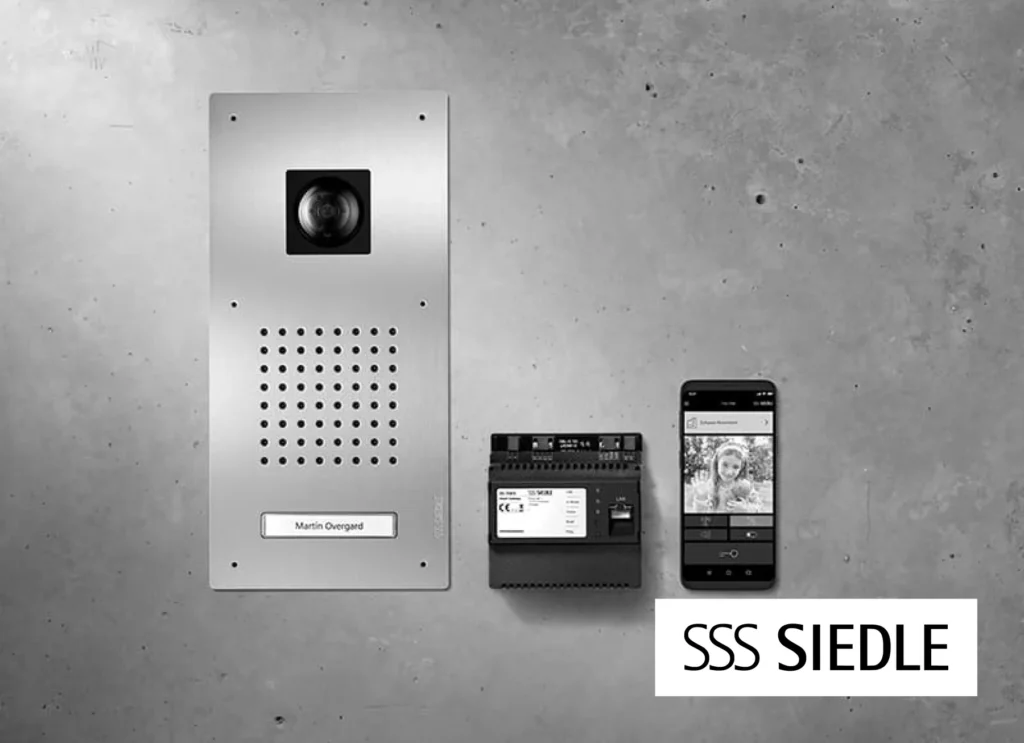 Siedle Hausstation und Außenstation – hochwertiger Türsprechanlage-Partner von Löffler Security